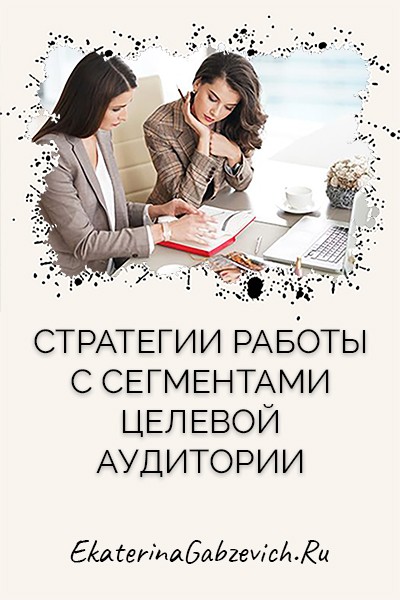 Стратегии работы с сегментами целевой аудитории